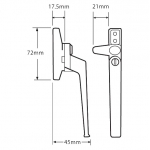 17mm avocet cockspur handle 17mm avocet cockspur handle